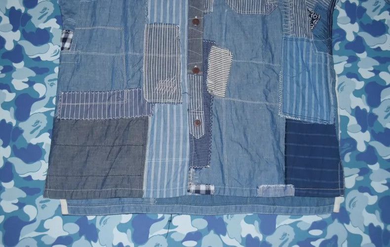 Junya Watanabe Junya Watanabe MAN Boro Patchwork Shirt - dmc Size US S / EU 44-46 / 1 - 6 Thumbnail
