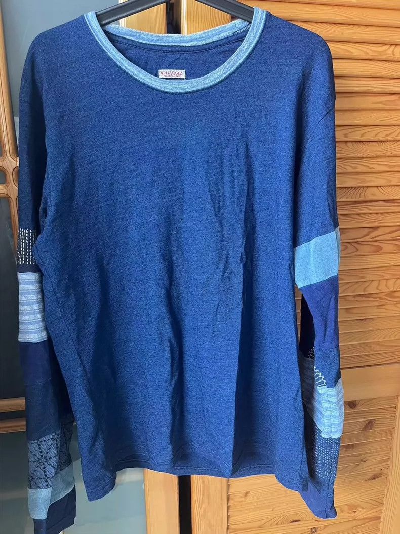 Kapital Kapital Blue Long Sleeve Shirt - dmc Size US S / EU 44-46 / 1 - 2 Thumbnail