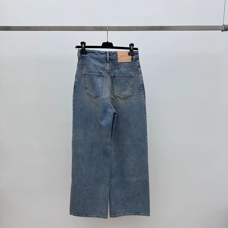 LOEWE Wide-Leg Denim Jeans 36 - dmc