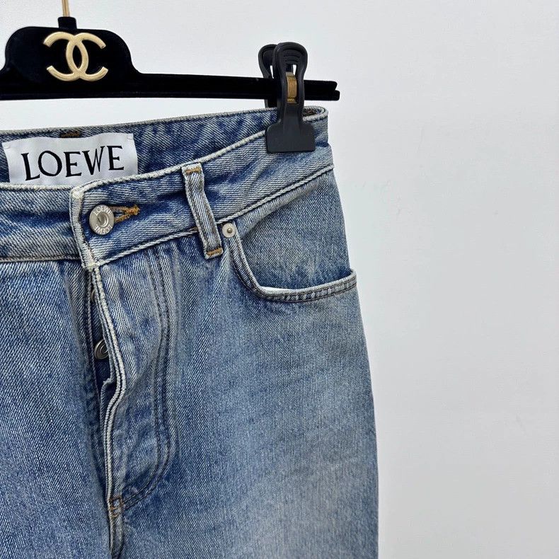 LOEWE Wide-Leg Denim Jeans 36 - dmc
