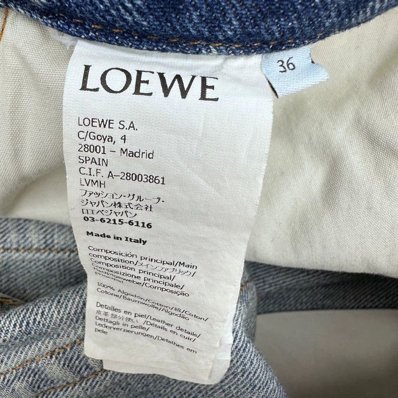 LOEWE Wide-Leg Denim Jeans 36 - dmc