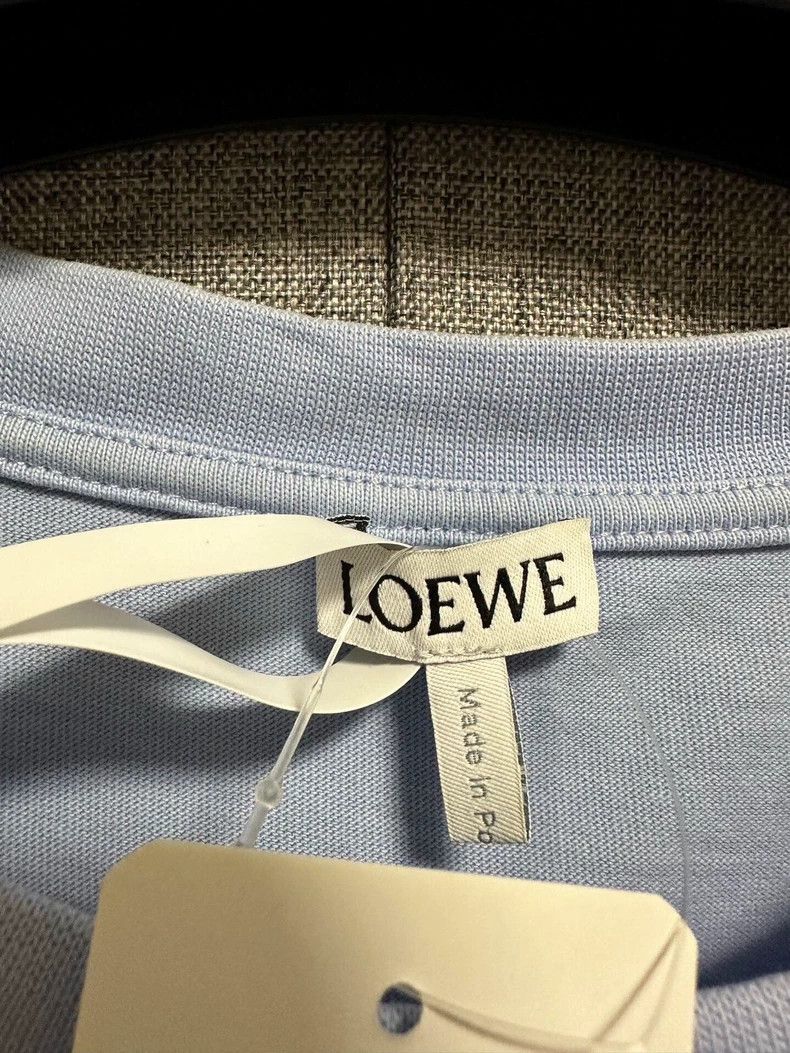 Loewe LOEWE Blue Oversized Short-Sleeve T-Shirt - dmc Size US L / EU 52-54 / 3 - 3 Thumbnail