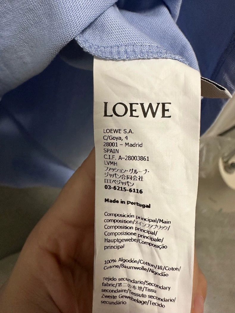 Loewe LOEWE Blue Oversized Short-Sleeve T-Shirt - dmc Size US L / EU 52-54 / 3 - 4 Thumbnail