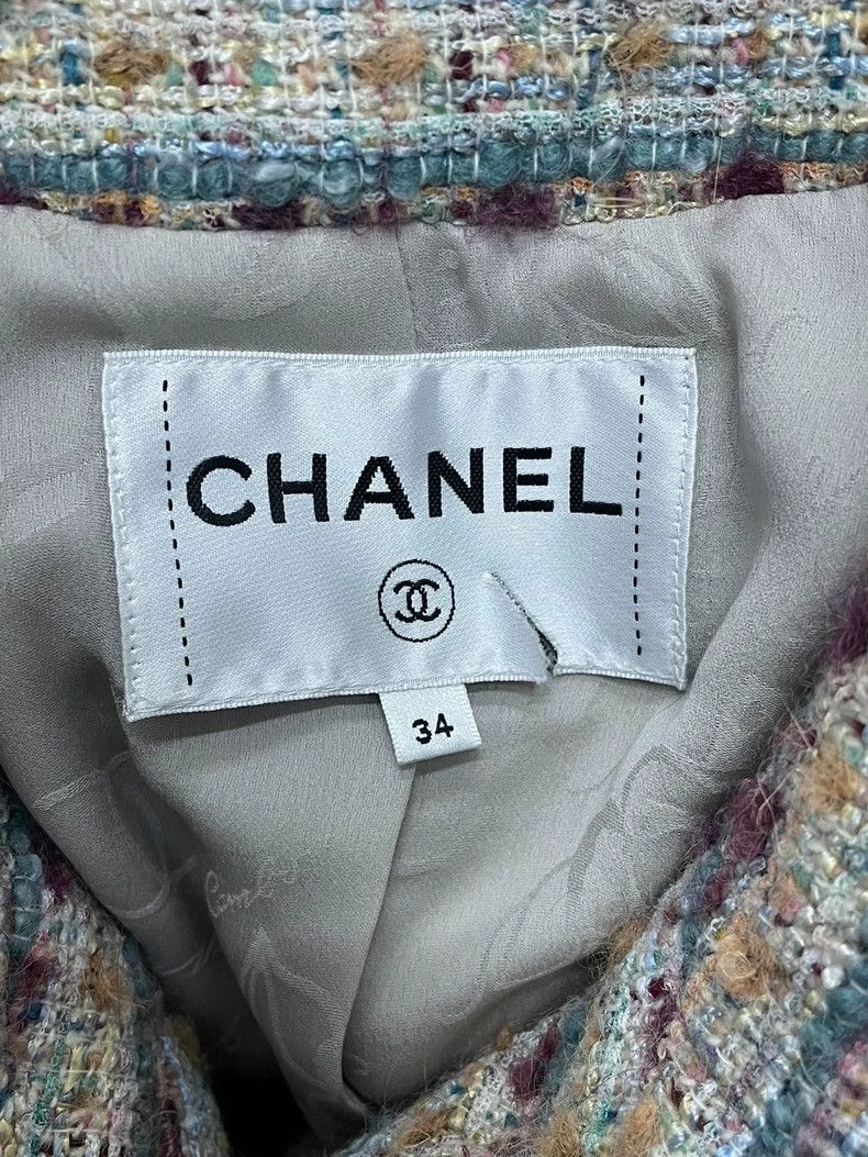 Chanel Chanel Multi Tweed Woven Jacket - dmc Size US M / EU 48-50 / 2 - 4 Thumbnail