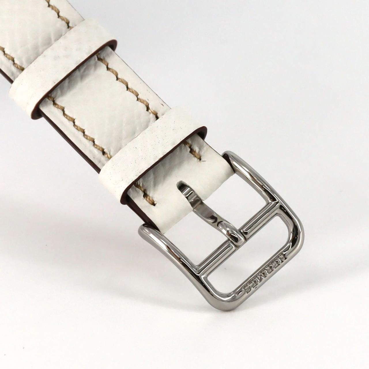 Hermes Hermes Hermes H Watch Doubljeu Stainless Steel Watch Metal Quartz DUTY FREE for USA Size ONE SIZE - 7 Thumbnail