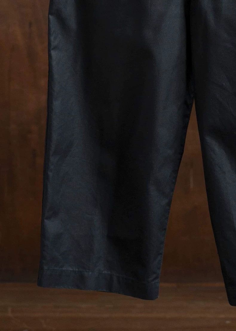 Junya Watanabe Junya Watanabe Black Cropped Pants - dmc Size US 26 / EU 42 - 4 Thumbnail