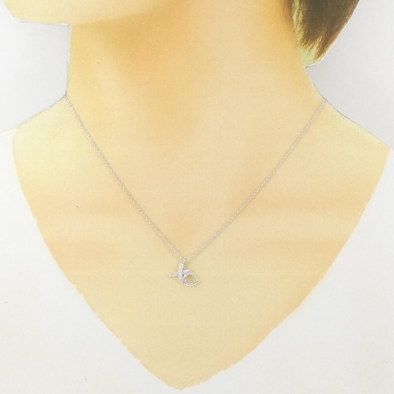 Tiffany & Co. Tiffany & Co. Tiffany & Co. 750 White Gold Diamond Necklace Calfskin Necklace DUTY FREE for USA Size ONE SIZE - 6 Thumbnail