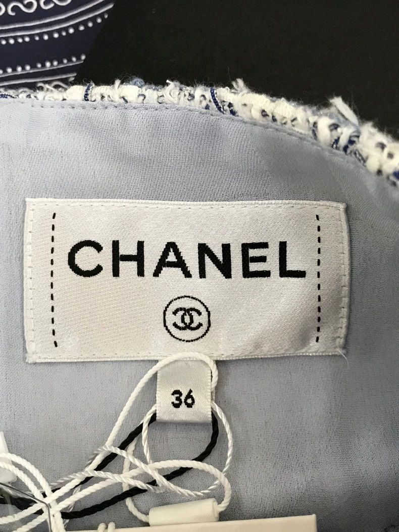 Chanel Chanel Cruise Blue Woven Skirt - dmc Size US 36 / EU 52 - 5 Thumbnail