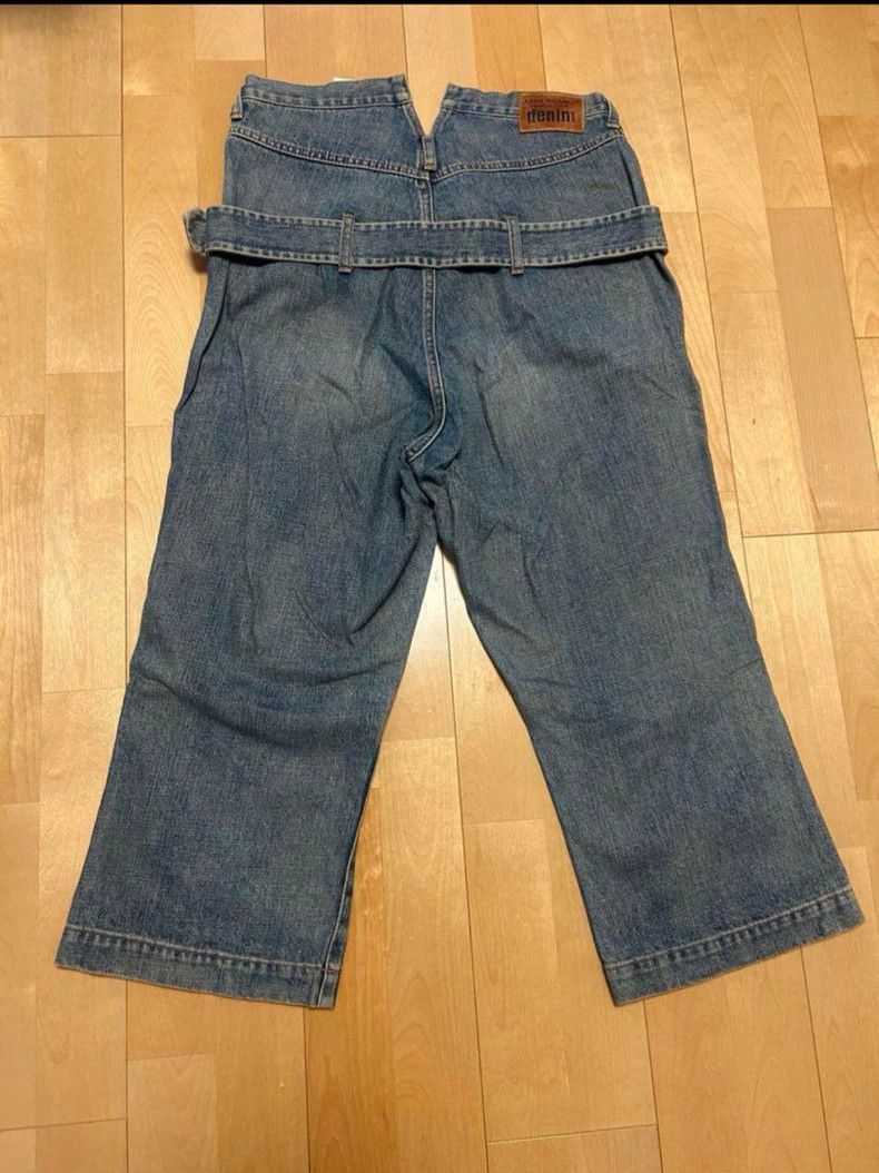 Junya Watanabe Junya Wantanabe AD2005 Denim Capri Pants - dmc Size US 29 - 2 Thumbnail