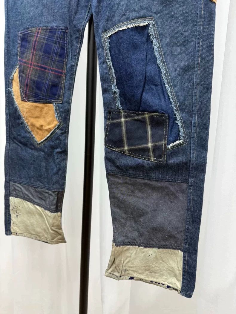 Junya Watanabe Junya Watanabe 11AW Patchwork Denim Jeans - dmc Size US 29 - 3 Thumbnail