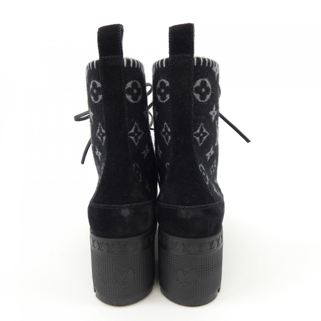 Louis Vuitton Louis Vuitton Louis Vuitton Laureate Boots Leather Shoes DUTY FREE for USA Size ONE SIZE - 5 Thumbnail