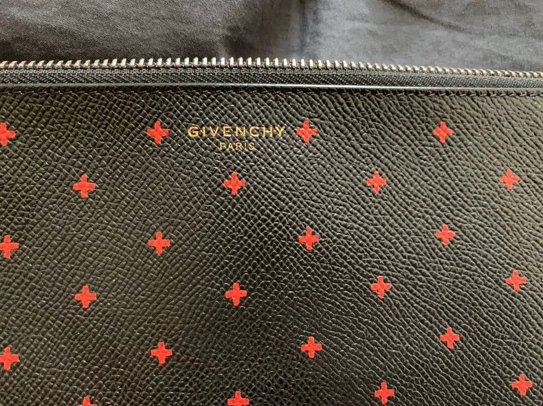 Givenchy Givenchy Limited Red Cross Calfskin Clutch - dmc Size ONE SIZE - 2 Thumbnail