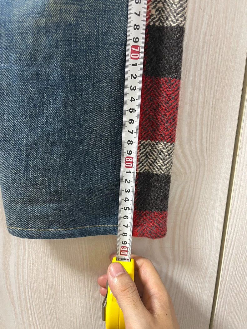 Junya Watanabe Junya Watanabe Wool Plaid Denim Jeans - dmc Size US 28 / EU 44 - 8 Thumbnail