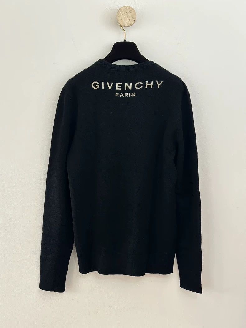 Givenchy Givenchy Black Embroidered Sweater XS - dmc Size US XS / EU 42 / 0 - 2 Thumbnail