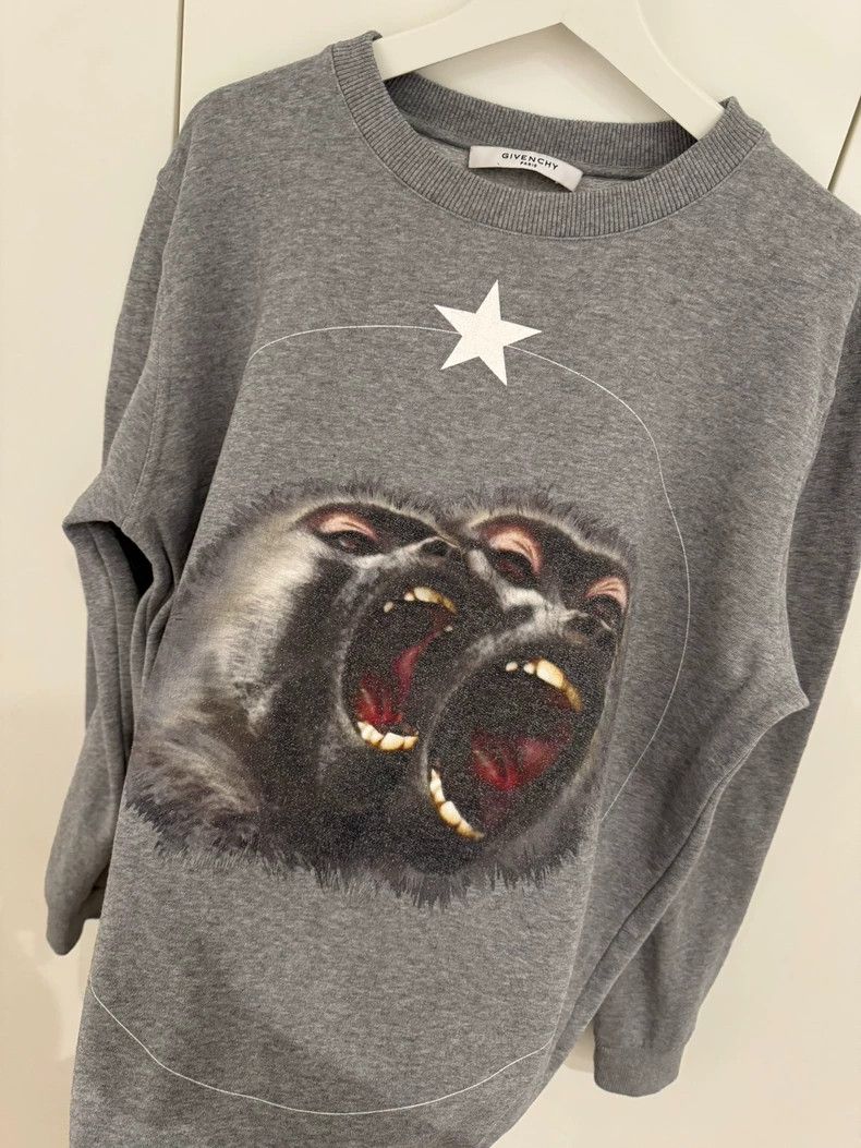 Givenchy Givenchy Scream Monkey OS Sweatshirt - dmc Size US M / EU 48-50 / 2 - 4 Thumbnail