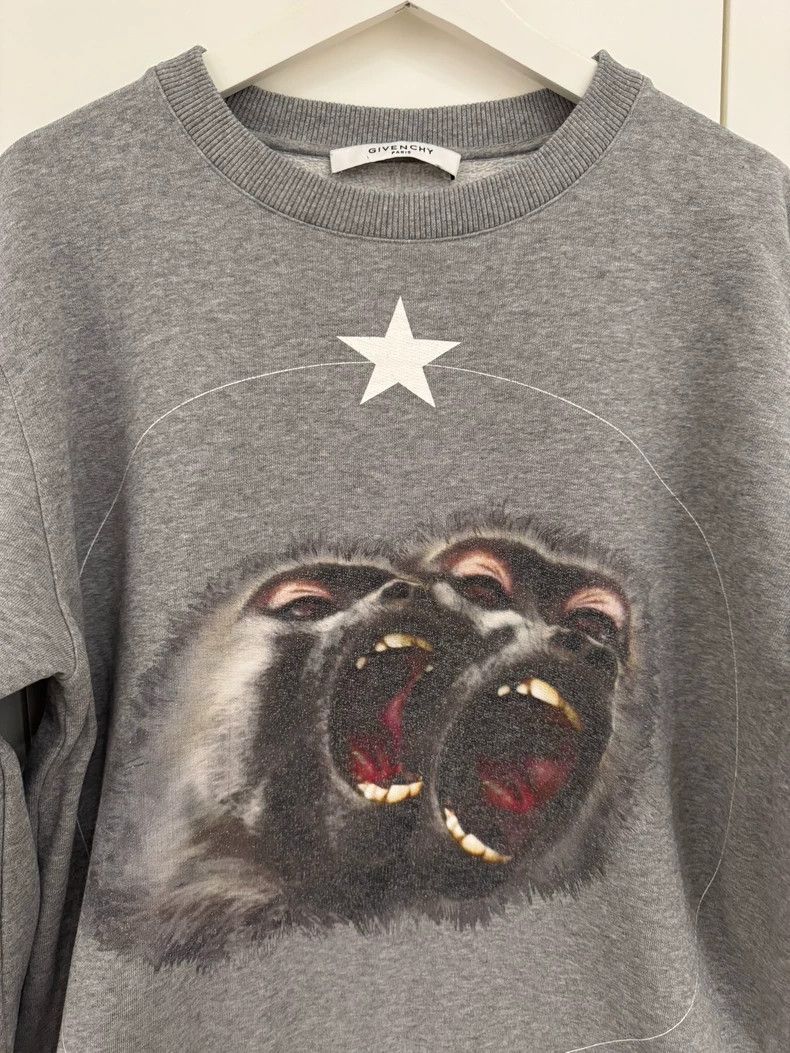 Givenchy Givenchy Scream Monkey OS Sweatshirt - dmc Size US M / EU 48-50 / 2 - 2 Thumbnail