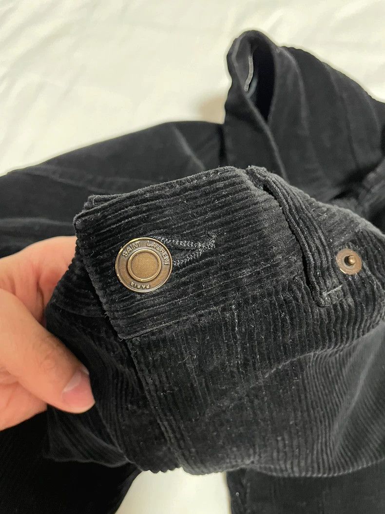 Saint Laurent Paris Saint Laurent Men's Skinny Corduroy Jeans - dmc Size US 29 - 3 Thumbnail