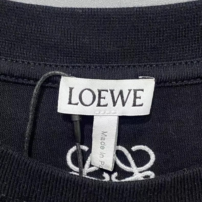 Loewe LOEWE Black Embroidered Elephant Logo Tee - dmc Size US XS / EU 42 / 0 - 5 Thumbnail