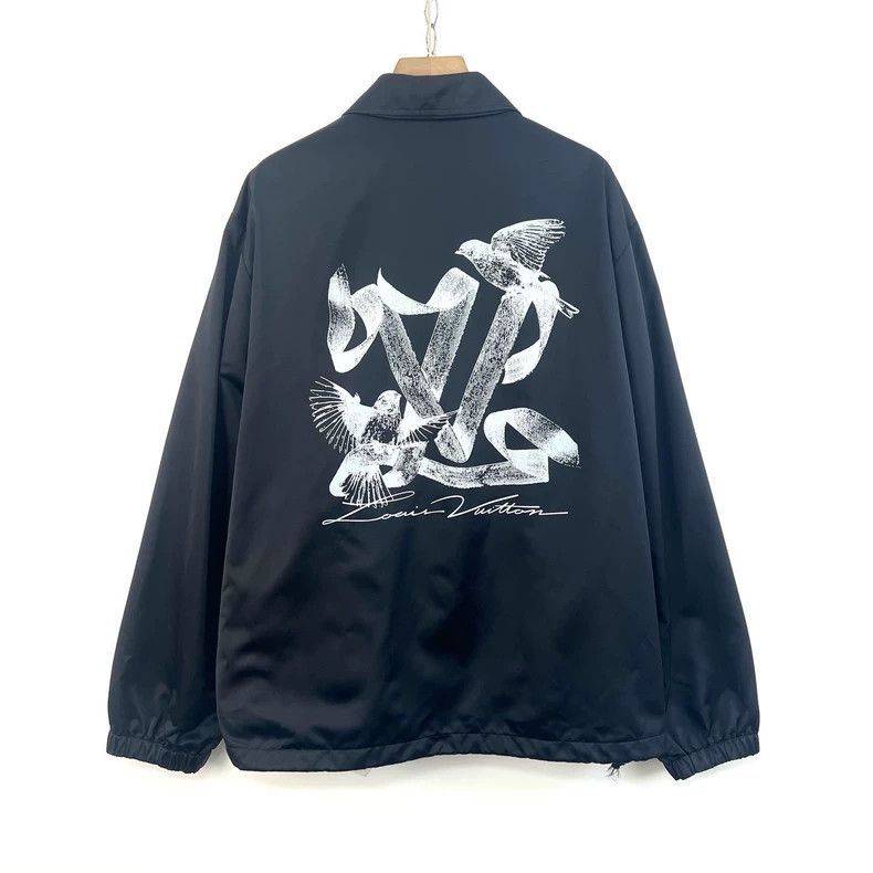 Louis Vuitton Louis Vuitton Black Dove Embroidery Jacket - dmc Size US L / EU 52-54 / 3 - 2 Thumbnail