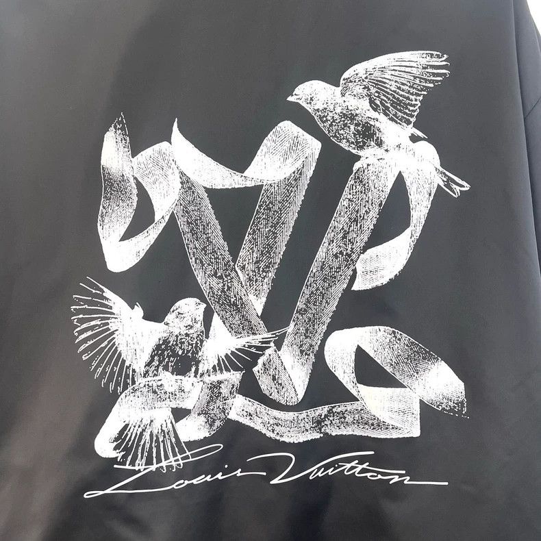 Louis Vuitton Louis Vuitton Black Dove Embroidery Jacket - dmc Size US L / EU 52-54 / 3 - 7 Thumbnail