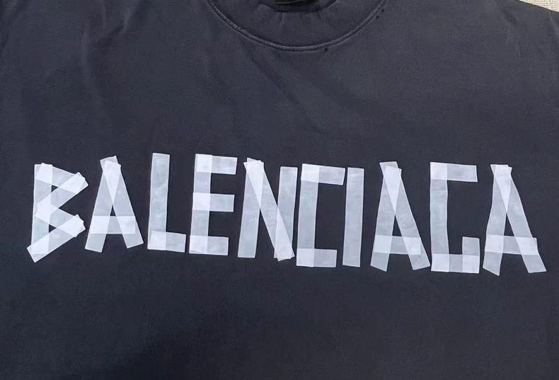 Balenciaga Balenciaga Logo Crewneck Short Sleeve T-Shirt - dmc Size US L / EU 52-54 / 3 - 3 Thumbnail