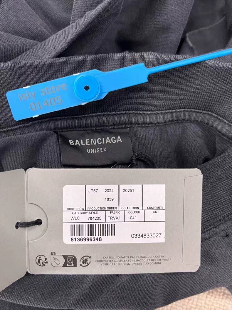 Balenciaga Balenciaga Logo Crewneck Short Sleeve T-Shirt - dmc Size US L / EU 52-54 / 3 - 5 Thumbnail