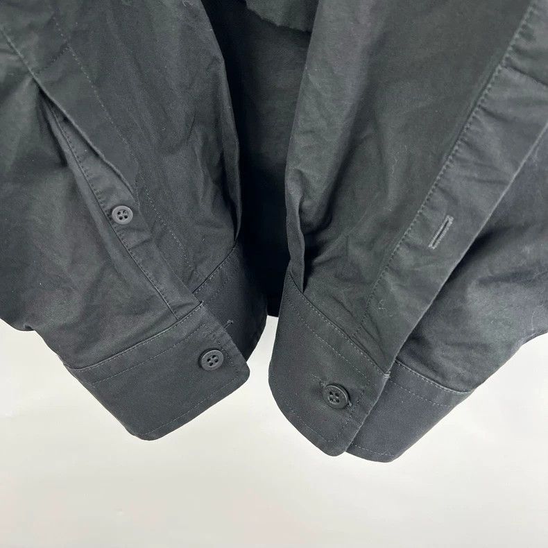 Balenciaga Balenciaga Irregular Embroidered Logo Black Shirt - dmc Size US M / EU 48-50 / 2 - 6 Thumbnail