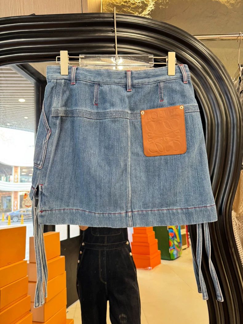 Loewe LOEWE Denim Skirt (Yang Mi Style) - dmc Size US 38 / EU 54 - 2 Thumbnail