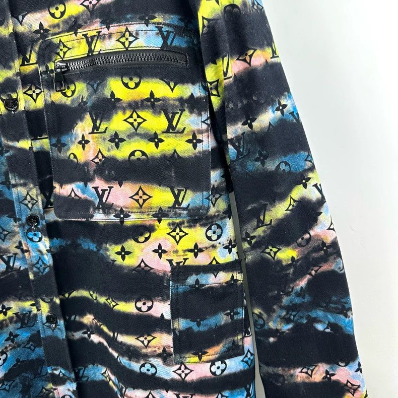 Louis Vuitton Louis Vuitton Tie Dye Monogram Denim Jacket - dmc Size US XXL / EU 58 / 5 - 6 Thumbnail