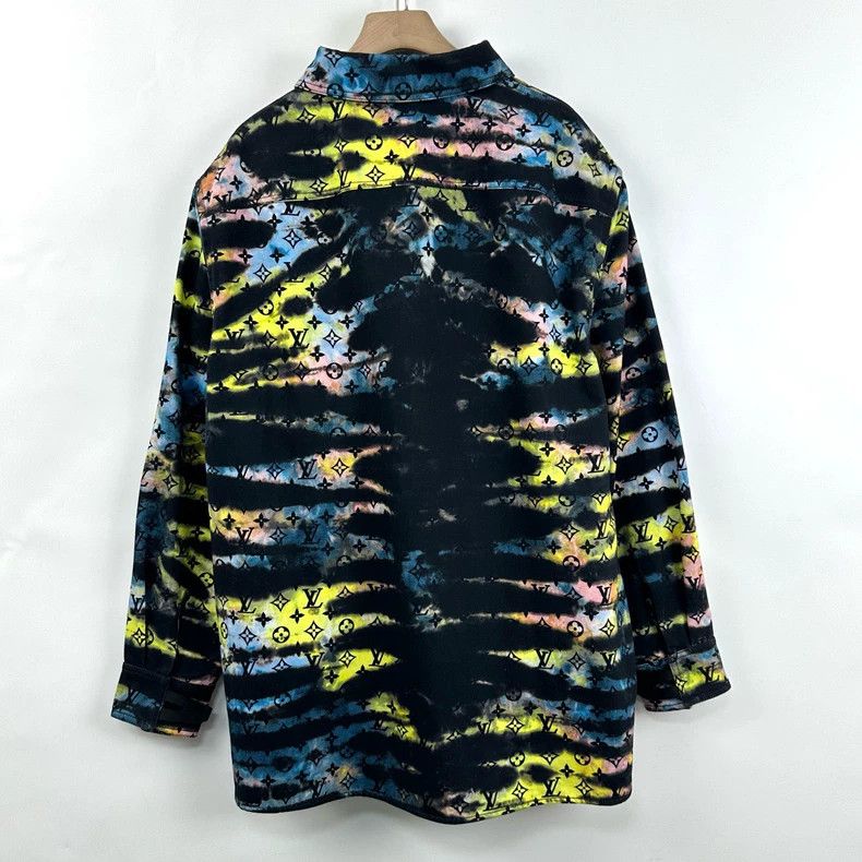 Louis Vuitton Louis Vuitton Tie Dye Monogram Denim Jacket - dmc Size US XXL / EU 58 / 5 - 3 Thumbnail
