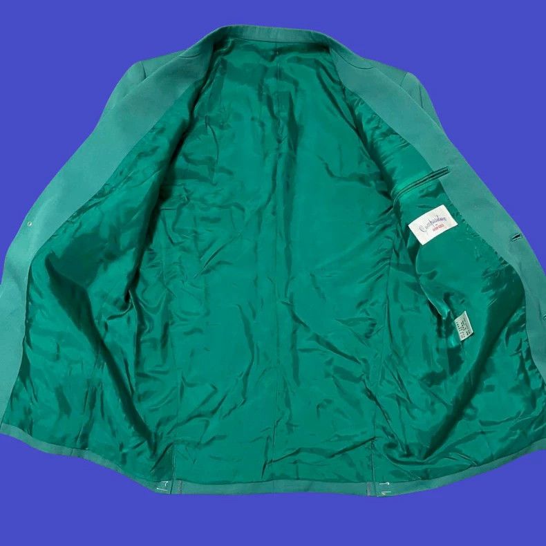 Kenzo Kenzo Vintage Green Wool Blazer Jacket - dmc Size US S / EU 44-46 / 1 - 3 Thumbnail
