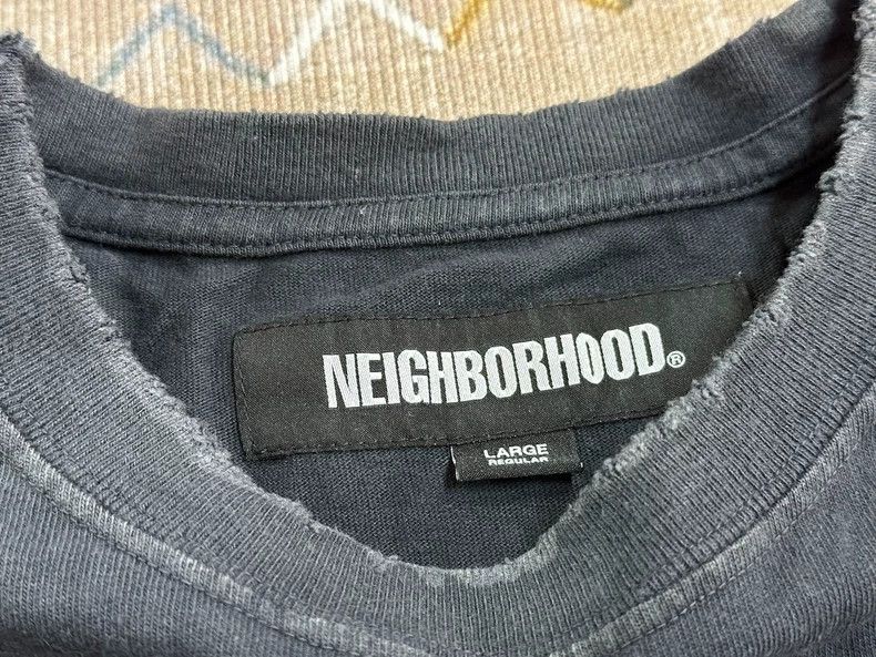Neighborhood NEIGHBORHOOD DAMAGE CNK Long Sleeve T-shirt - dmc Size US L / EU 52-54 / 3 - 4 Thumbnail