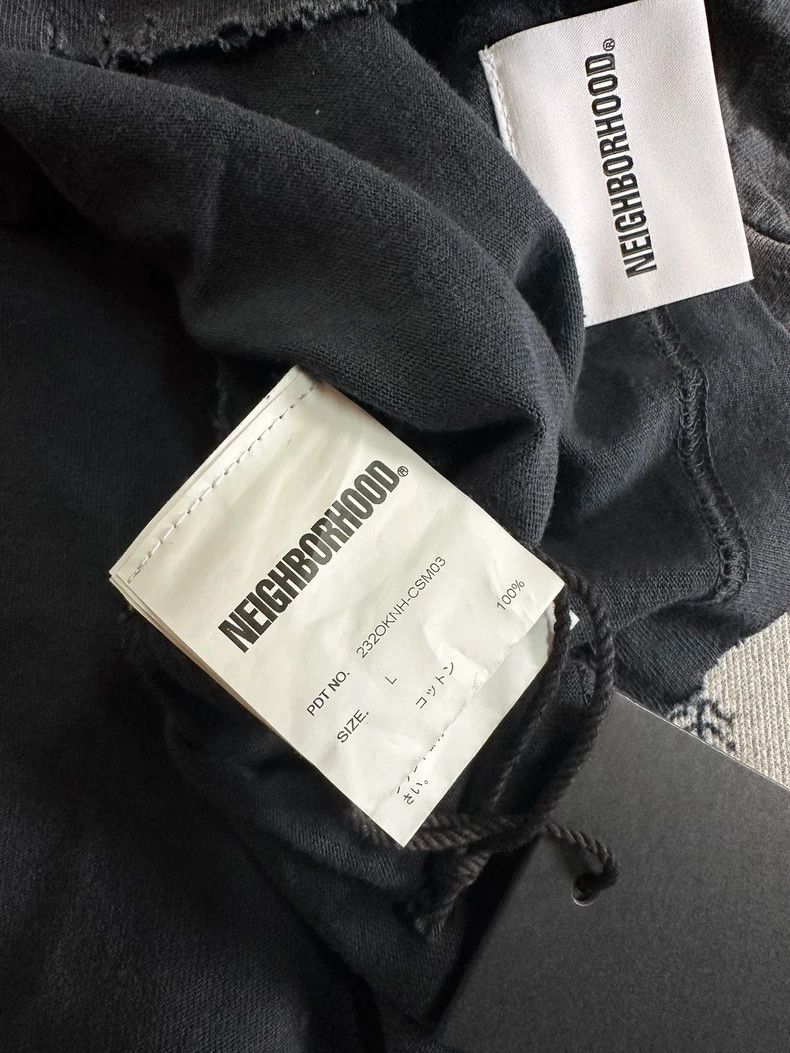 Neighborhood NEIGHBORHOOD DAMAGE CNK Long Sleeve T-shirt - dmc Size US L / EU 52-54 / 3 - 8 Thumbnail