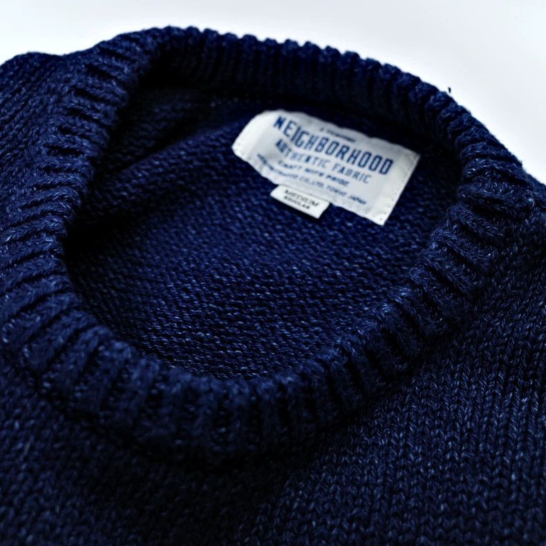 Neighborhood Neighborhood Fisherman Blue Knit Sweater - dmc Size US M / EU 48-50 / 2 - 3 Thumbnail