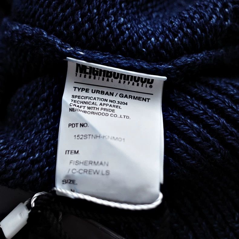 Neighborhood Neighborhood Fisherman Blue Knit Sweater - dmc Size US M / EU 48-50 / 2 - 4 Thumbnail