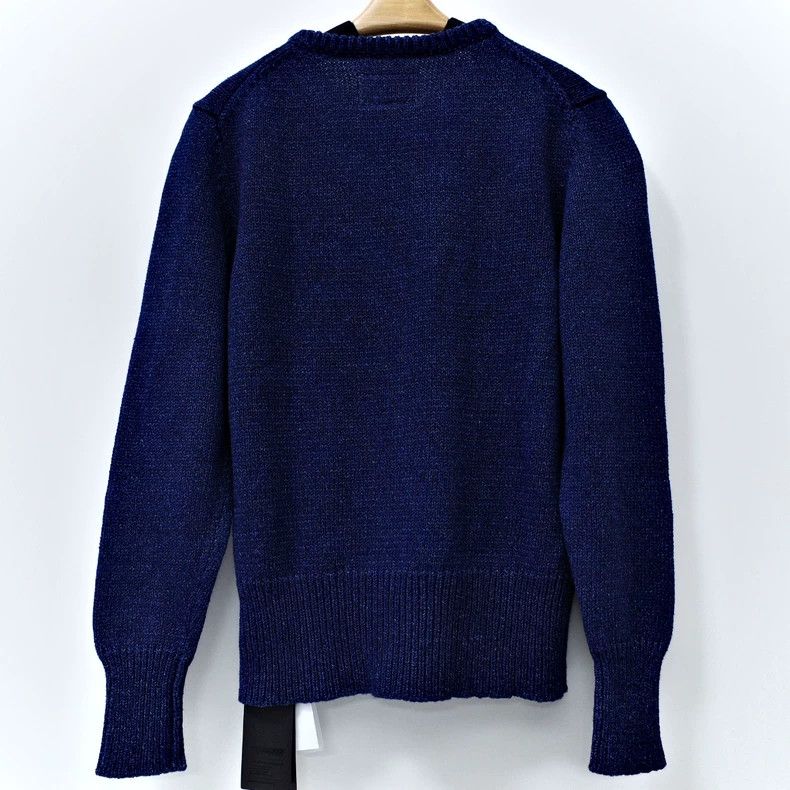 Neighborhood Neighborhood Fisherman Blue Knit Sweater - dmc Size US M / EU 48-50 / 2 - 2 Thumbnail