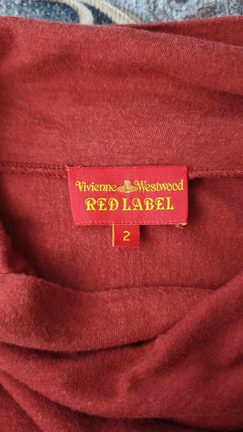 Vivienne Westwood Vivienne Westwood Red Asymmetric Top - dmc Size US M / EU 48-50 / 2 - 5 Thumbnail