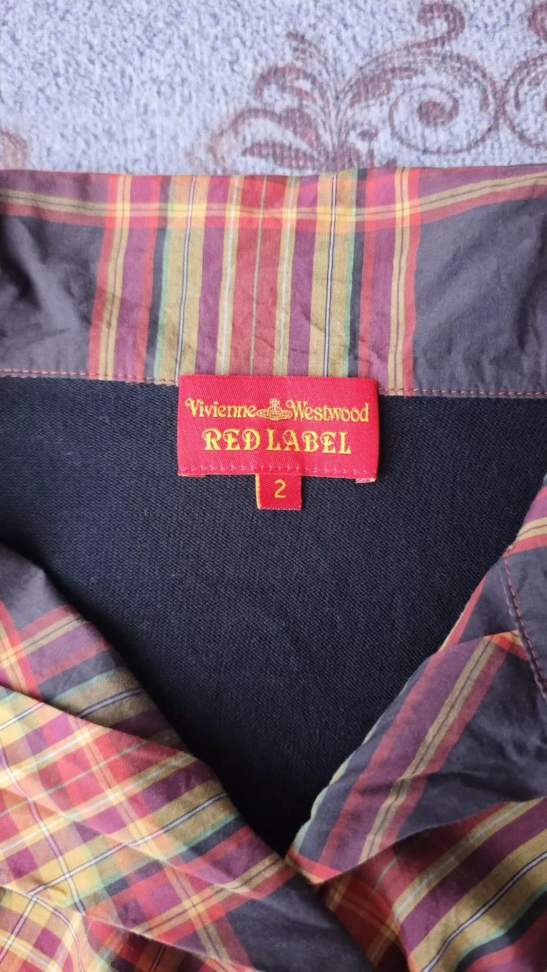 Vivienne Westwood Vivienne Westwood Orange Plaid Sweater - dmc Size US S / EU 44-46 / 1 - 8 Thumbnail