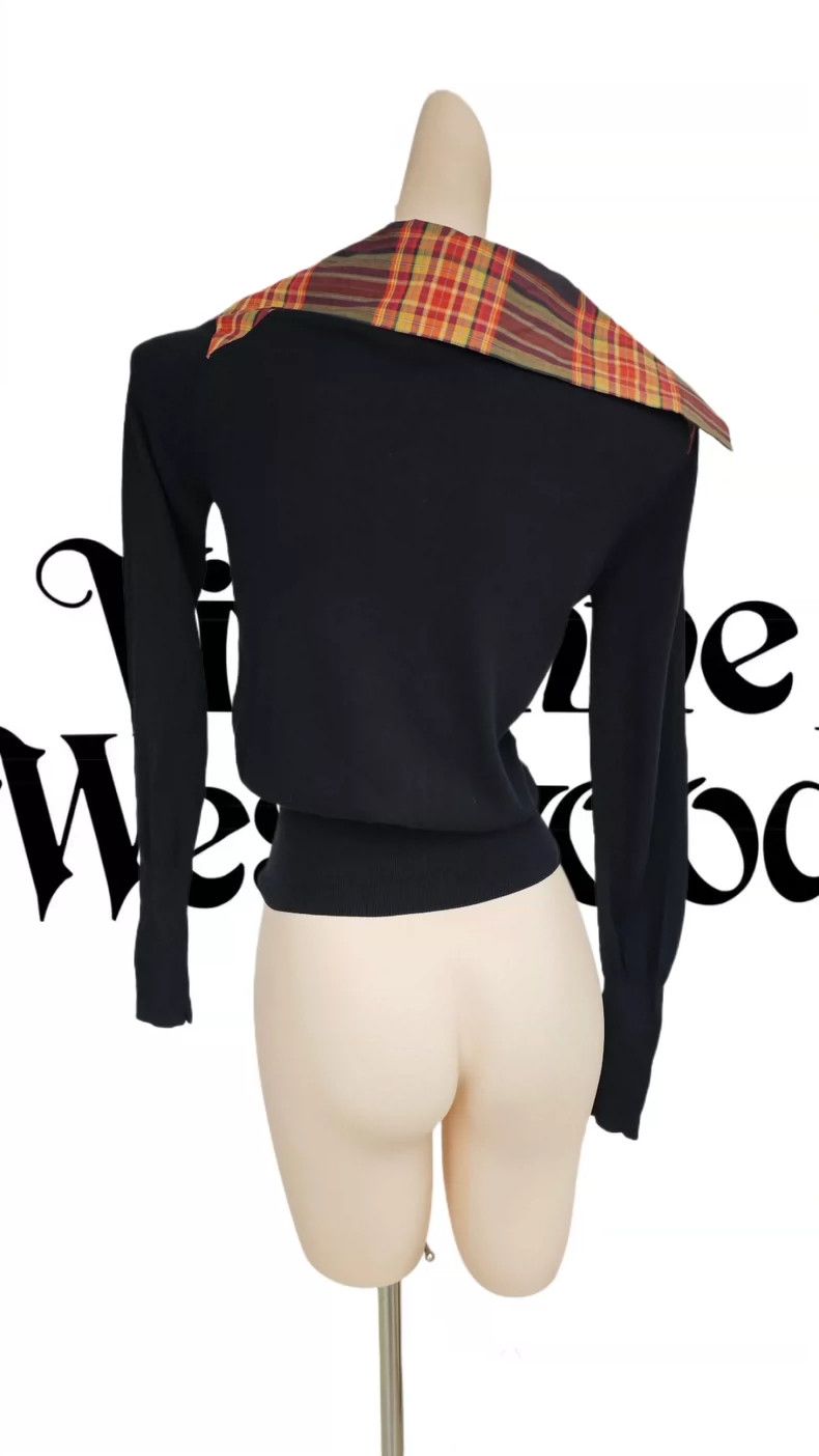 Vivienne Westwood Vivienne Westwood Orange Plaid Sweater - dmc Size US S / EU 44-46 / 1 - 6 Thumbnail