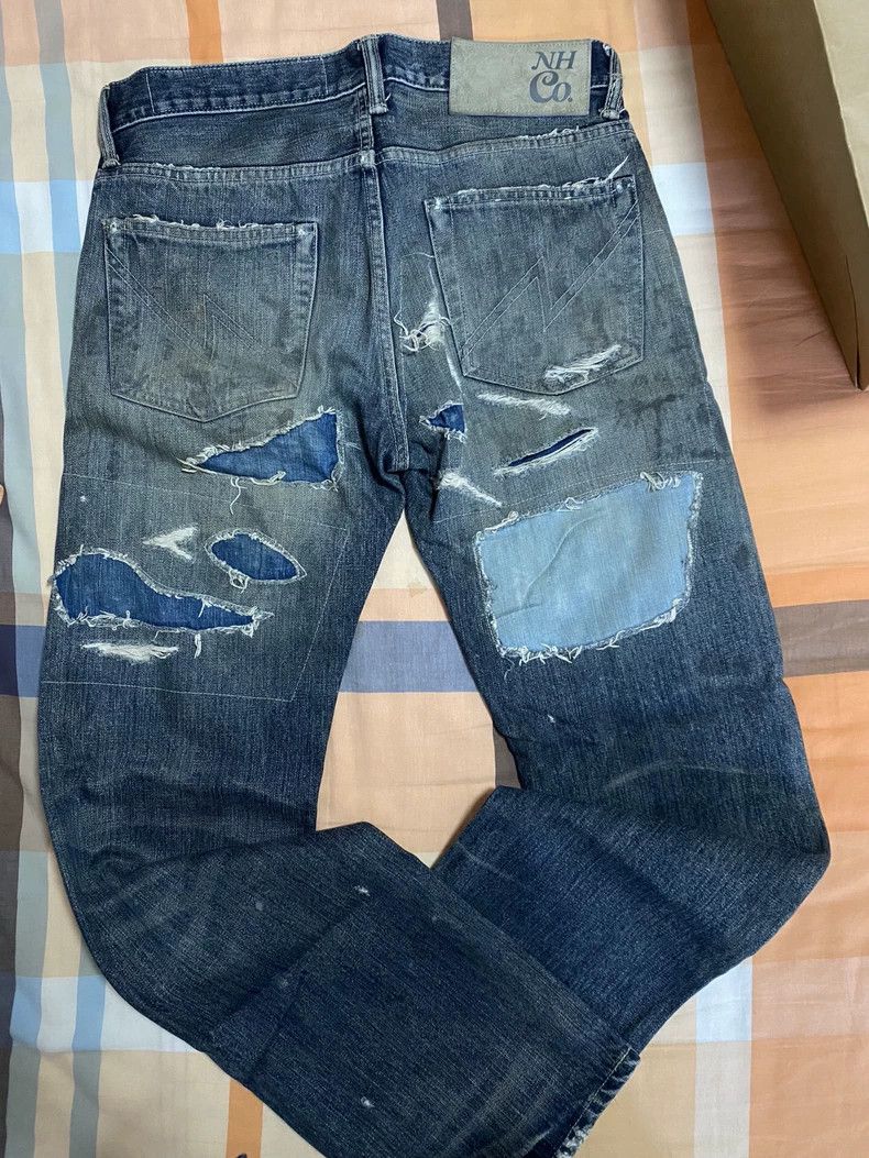 Neighborhood NEIGHBORHOOD SLASH SAVAGE NARROW 14OZ-PT Denim - dmc Size US 29 - 4 Thumbnail