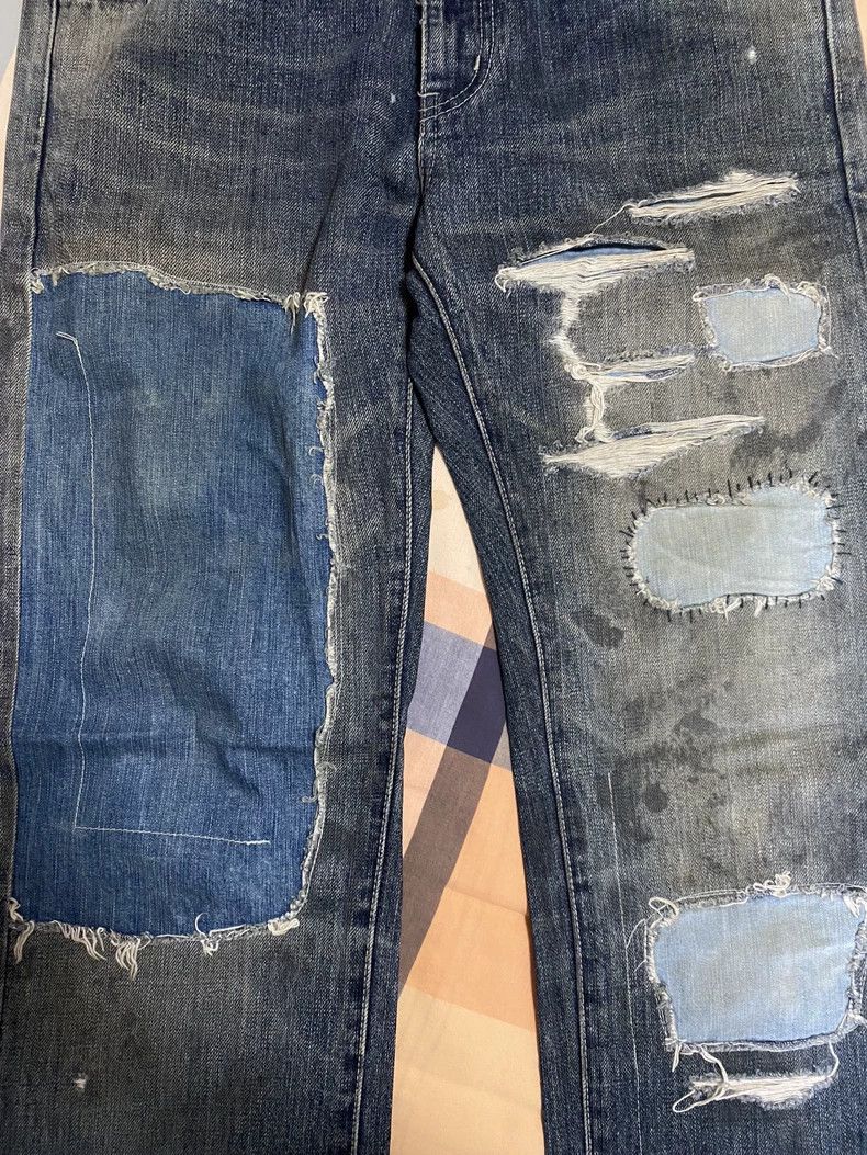 Neighborhood NEIGHBORHOOD SLASH SAVAGE NARROW 14OZ-PT Denim - dmc Size US 29 - 2 Thumbnail