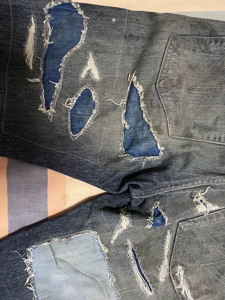 Neighborhood NEIGHBORHOOD SLASH SAVAGE NARROW 14OZ-PT Denim - dmc Size US 29 - 5 Thumbnail