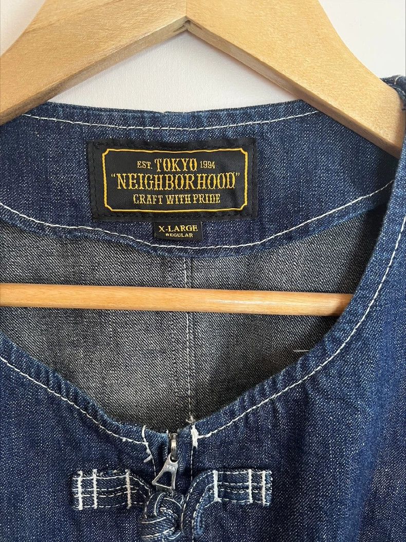 Neighborhood Neighborhood Denim Tang Suit Jacket - dmc Size US XL / EU 56 / 4 - 3 Thumbnail