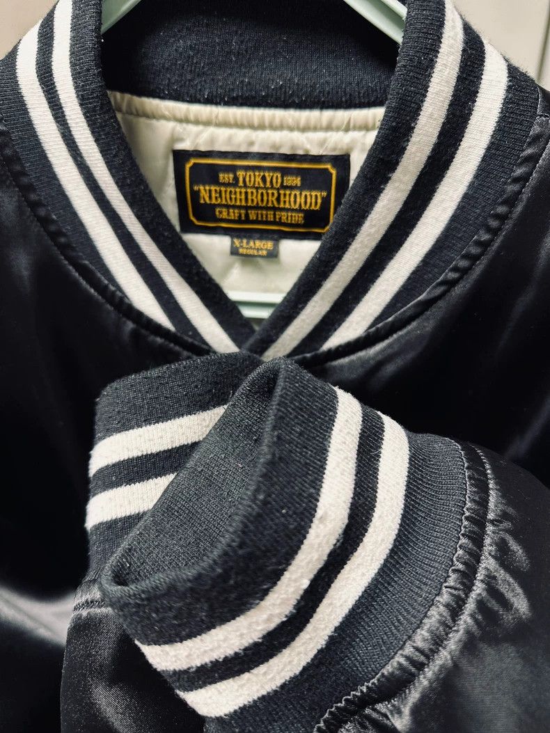 Neighborhood Neighborhood Silk Slogan Varsity Jacket XL - dmc Size US XL / EU 56 / 4 - 7 Thumbnail