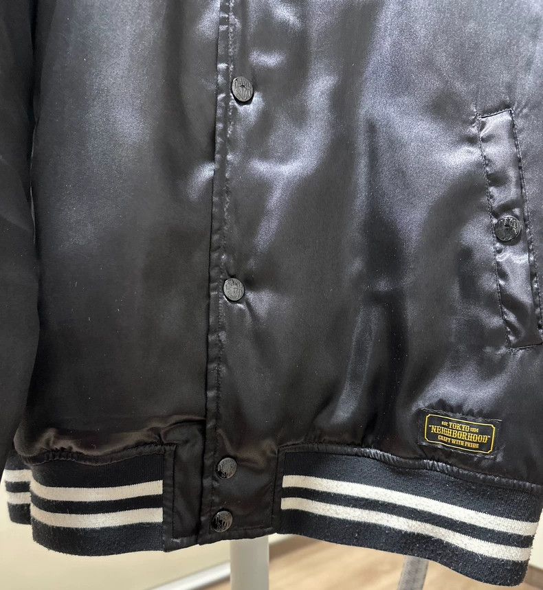 Neighborhood Neighborhood Silk Slogan Varsity Jacket XL - dmc Size US XL / EU 56 / 4 - 3 Thumbnail