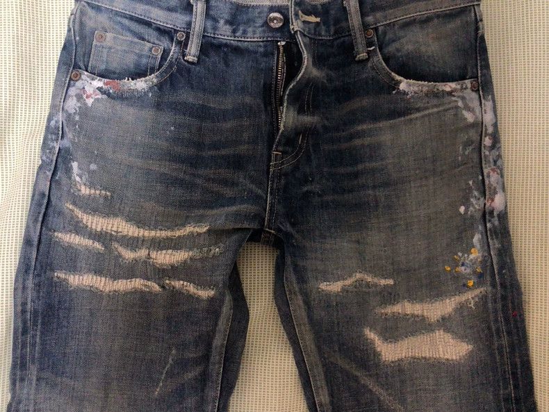 Neighborhood NBHD 16ss Distressed Denim Jeans - dmc Size US 31 - 2 Thumbnail