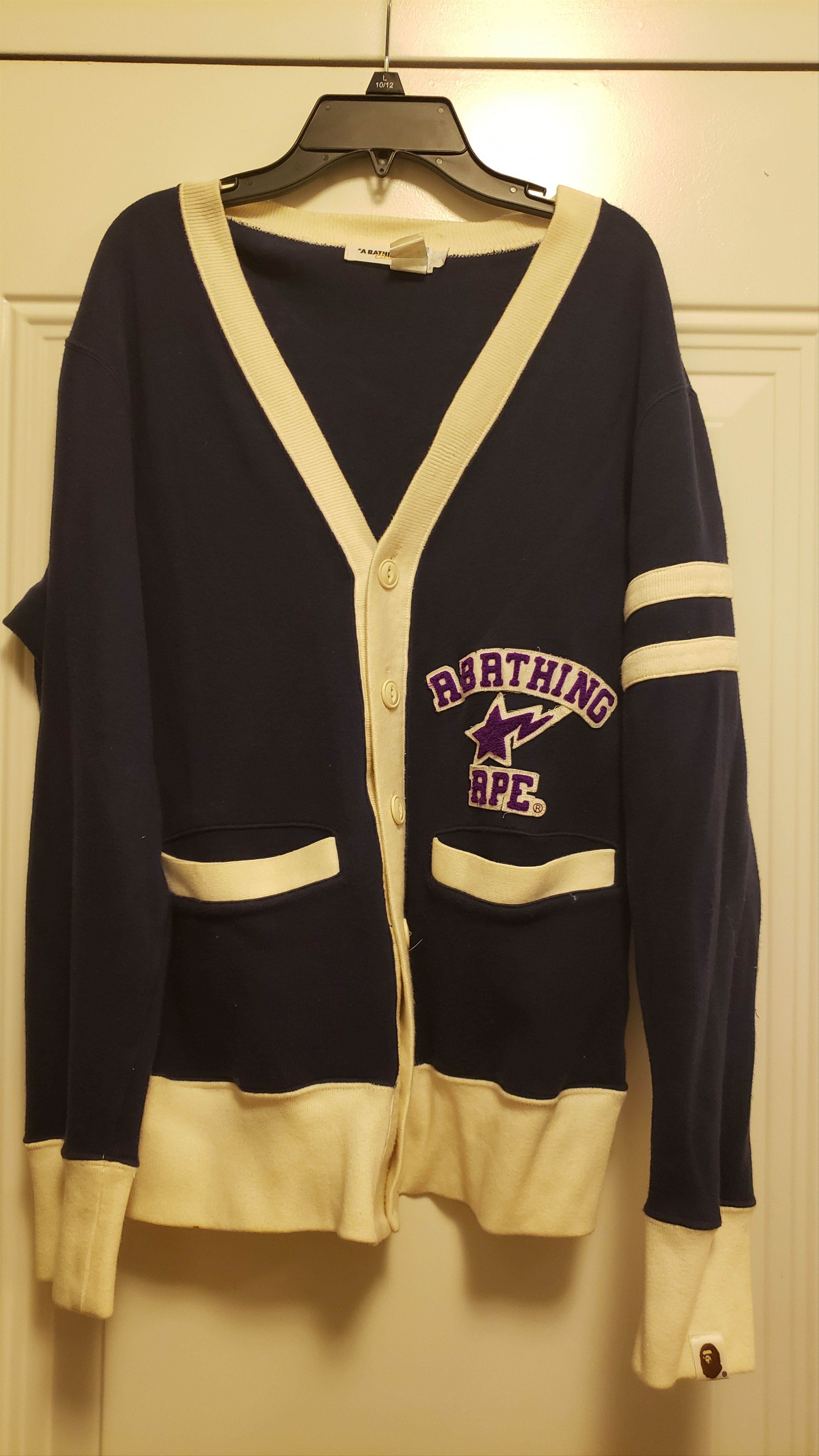 Bape Cardigan Button Up Sweater