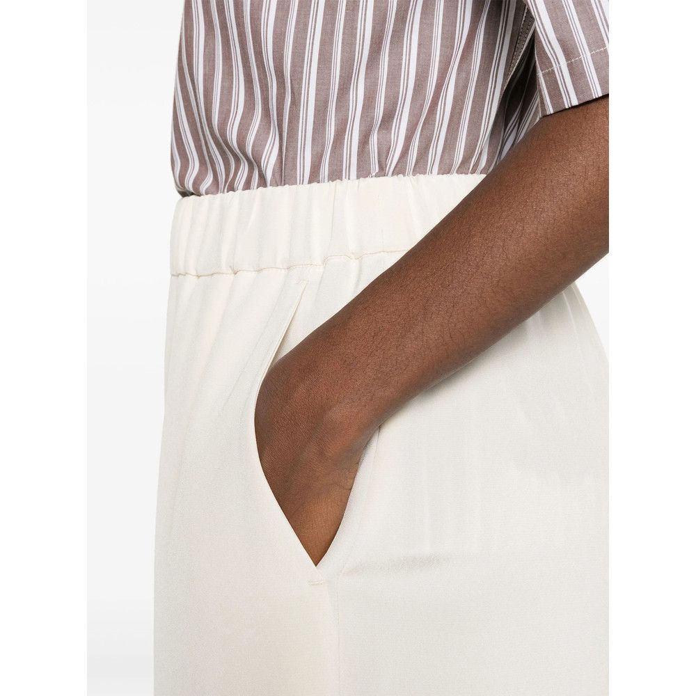 Max Mara Max Mara WHITE Trousers - Palazzo Pants Size 26" / US 2 / IT 38 - 4 Thumbnail