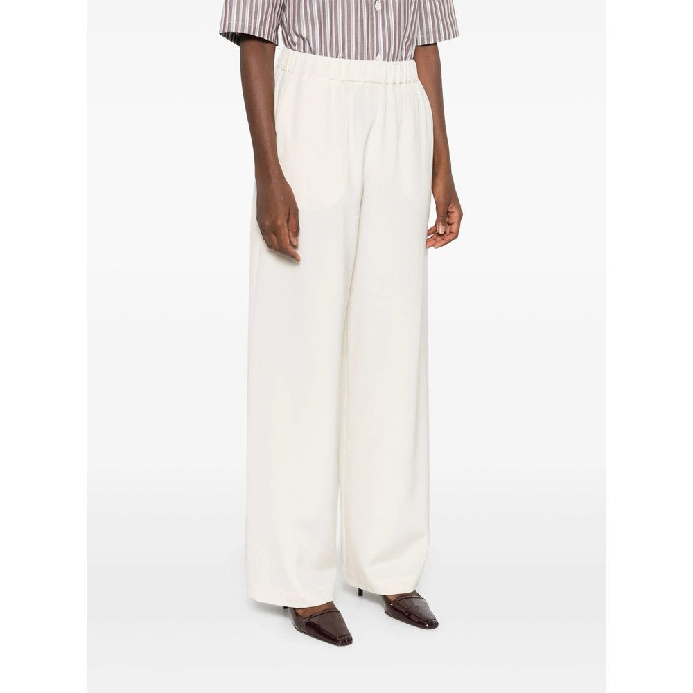 Max Mara Max Mara WHITE Trousers - Palazzo Pants Size 26" / US 2 / IT 38 - 3 Thumbnail
