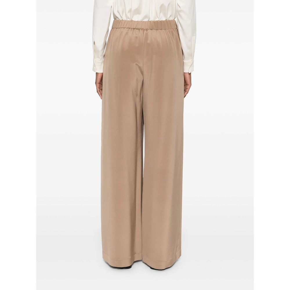 Max Mara Max Mara BROWN Trousers - Palazzo Pants Size 26" / US 2 / IT 38 - 2 Thumbnail